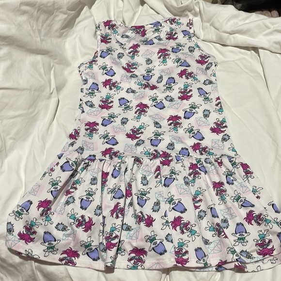 Dream works Trolls 6/6x drop waist tank dress worn once stretchy fabric euc - Picture 6 of 7
